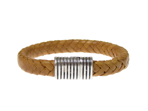 Herr läderarmband Dylan Natur