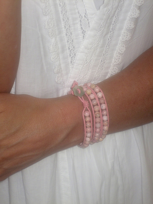 Armband Kendra Rodokrosit Rosa