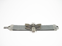 Armband Alexa Ljusgrå/Silver
