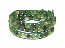 Armband Kendra Stripagat Grön