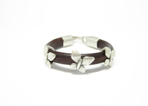 Armband Sienna Fjäril Mörkbrun