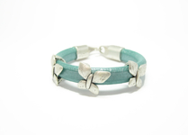 Armband Sienna Fjäril Turkosgrön metalic