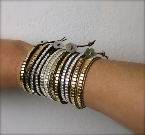 Armband Meredith Guld Pärlemovit