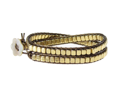 Armband Meredith Guld Brun