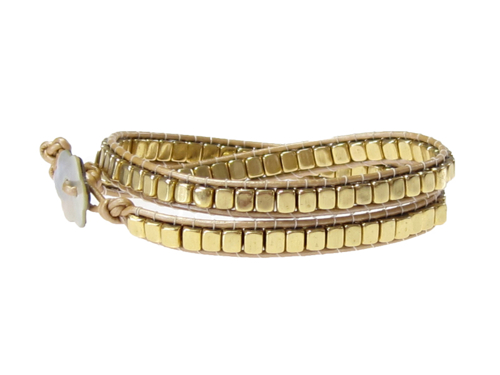 Armband Meredith Guld Beige