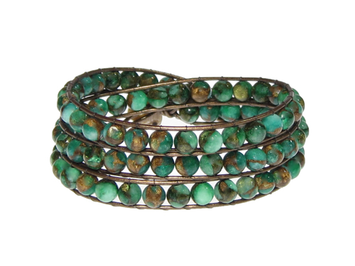 Armband Kendra Sponge Kvarts Grön