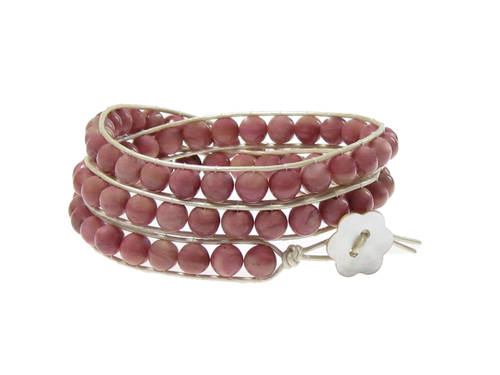 Armband Kendra Rhodonit Gammelrosa