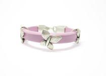 Armband Sienna Fjäril Ljusrosa