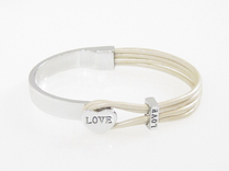 Armband Love Silver Pärlemovit