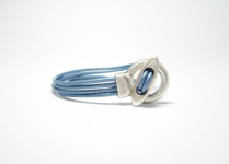 Armband Noelle Ljusblå metallic