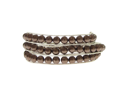 Armband Summer South Sea Shell Kaffebrun
