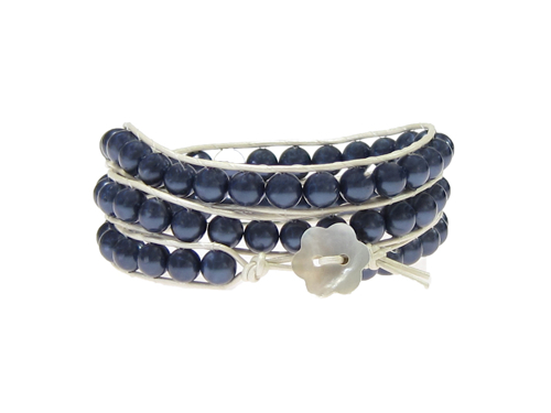 Armband Summer South Sea Shell Midnattsblå