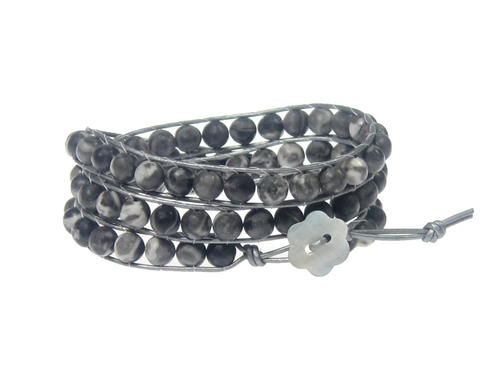 Armband Kendra Picassojaspis Grå
