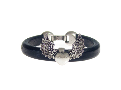 Armband Hjärta med vingar