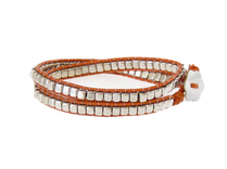 Armband Meredith Silver Orange