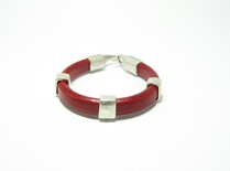 Armband Sienna Slät Röd