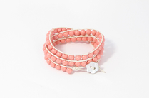 Armband Summer South Sea Shell Opak Rosa