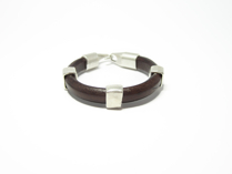 Armband Sienna Slät Mörkbrun