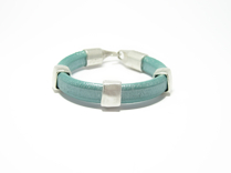 Armband Sienna Slät Turkosgrön metalic