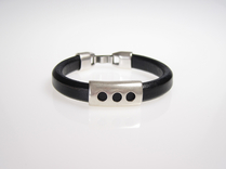 Herr läderarmband Tristan Svart