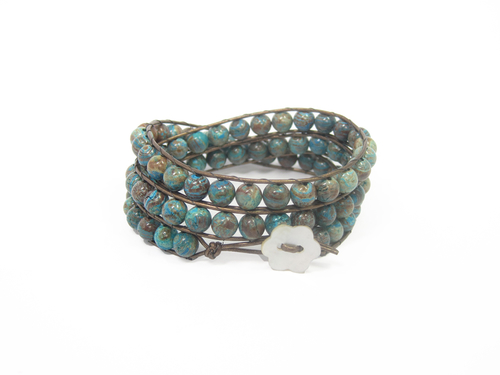 Armband Kendra Jaspis Blue sky